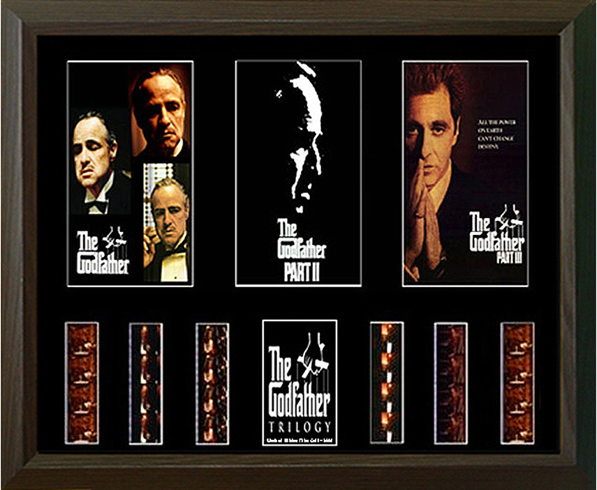 The Godfather Trilogy Film Cell - Numbered Limited Edition. All 3