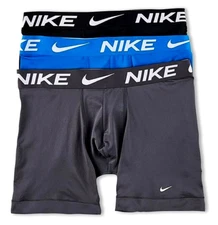 3 NIKE Dri-Fit Essential Micro 3 Pack Boxer Brief Black Men's , NEW IN BOX