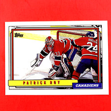 Patrick Roy 1992-93 Topps Card #508 NHL Montreal Canadiens