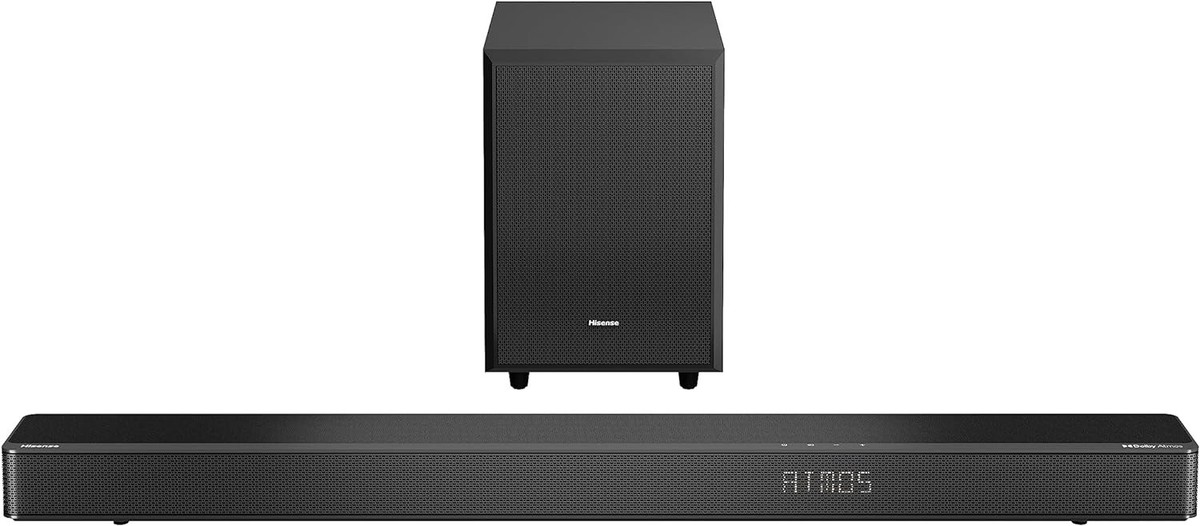 Hisense AX3125H 3.1.2Ch Sound Bar 7 Speaker Wireless Subwoofer
