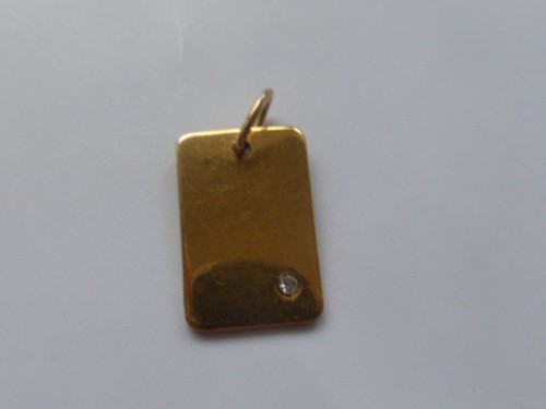 Médaille Pendentif Capricorne - Plaqué Or - Environ 2,30gr - 1,4x1,4cm - Neuf Sans Emballage