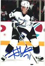 Filip Kuba Autographed 4x6 Color Photo Tampa Bay Lightning White #71 G