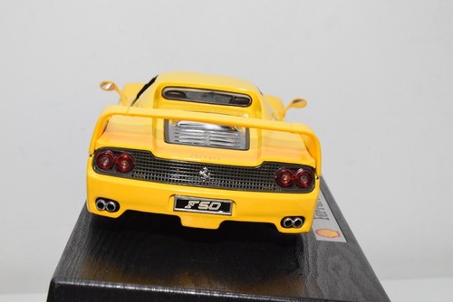 B64 1:18 MAISTO FERRARI F50 F 50 YELLOW NMIB - Picture 8 of 13