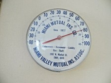 MIAMI MUTUAL INS. CO. SINCE 1877 FARMOWNERS,HOMEOWNER,LIABILITY,THERMOMETER