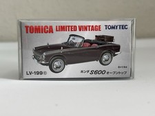 Tomica Limited Vintage Honda S600 Open Top Black Lv-199c 164 Tlv Tomytec