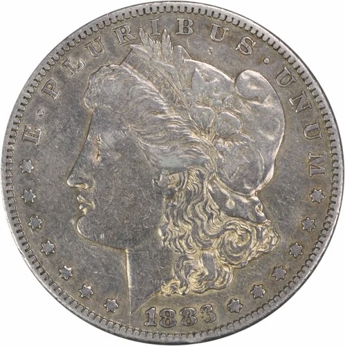 1883-S Morgan Silver Dollar Choice EF Uncertified #106