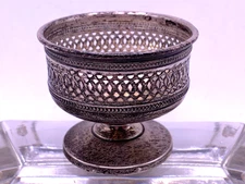 Vtg. M. Fred Hirsch Co. sterling silver small cup / holder