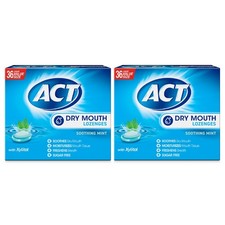 Dry Mouth Lozenges with Xylitol, Soothes, Moisturizes  Freshens, Soothing Mi...