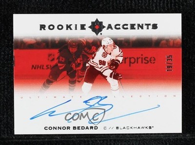 2023 Ultimate Collection Rookie Accents 19/35 Connor Bedard #RA-CB Auto RC 1u8t