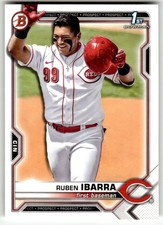 2021 Bowman Draft #BD-189 Ruben Ibarra 1st Cincinnati Reds Baseball