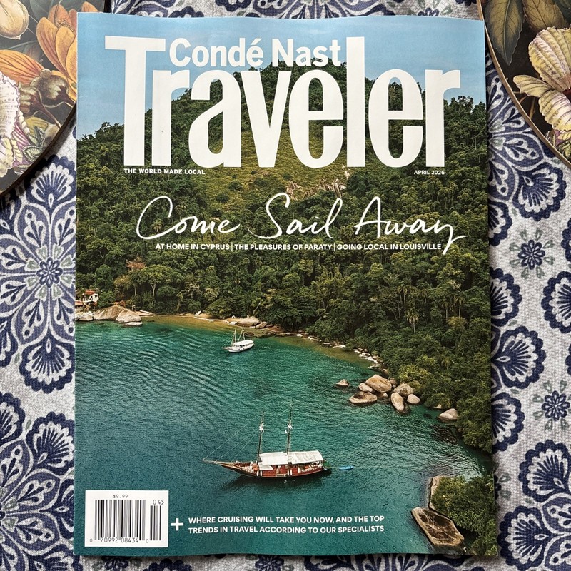 Conde Nast Traveler Magazine Come Sail Away Cyprus Louisville Paraty April 2026