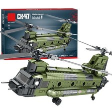 1451pcs CH-47 Chinook Transport flugzeug Bausteine Hubschrauber Modell Ziegel