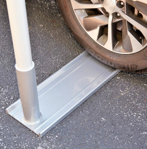 RV Flagpole Wheel Stand | Under Tire Mount for telescoping pole 30" Long