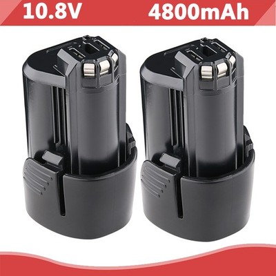2Stück 4,8Ah Akku für GB-A BAT412 BAT411 Li-ion GSR GDR 10.8V/12V