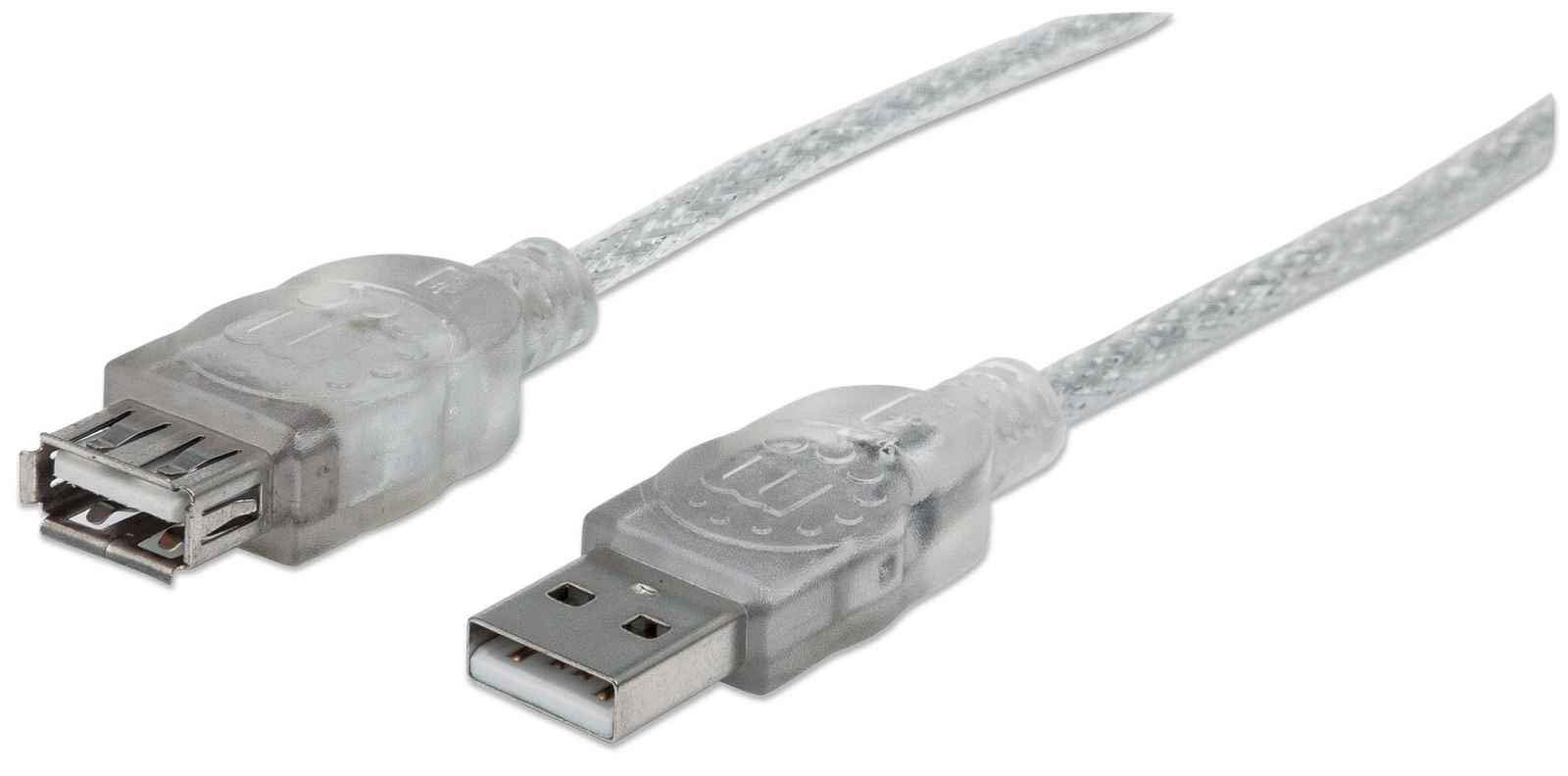Manhattan 340502 Высокоскоростной кабель для подключения USB 20 A-Stecker auf A-Buchse 4 2890₽