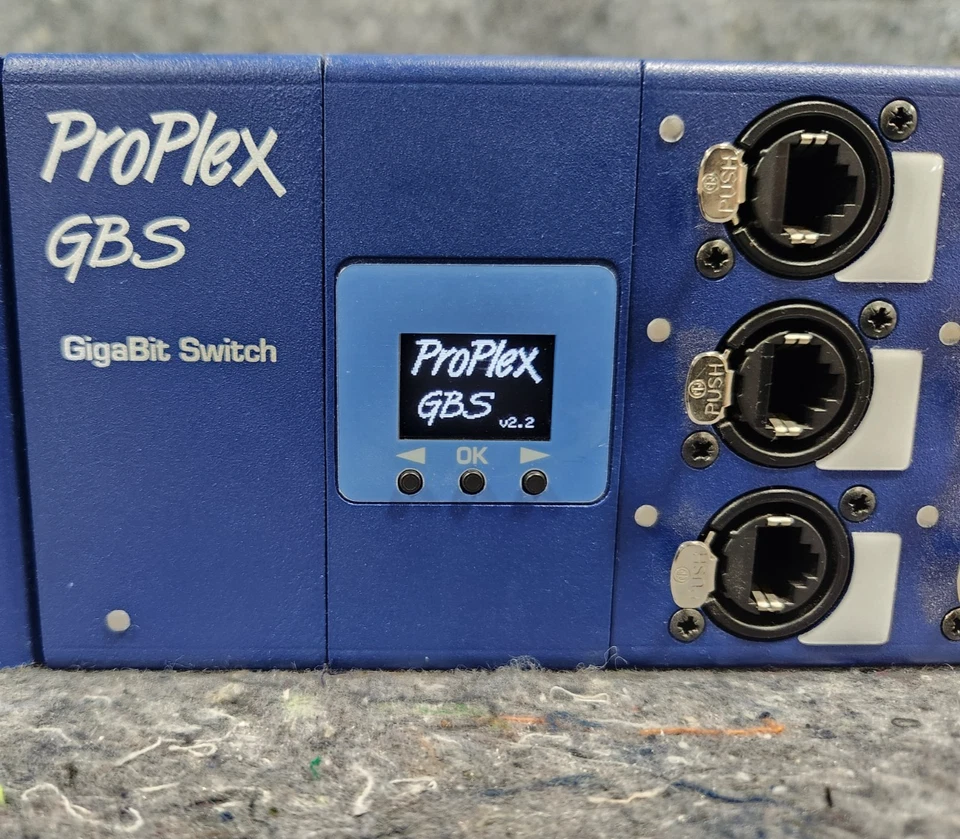 ProPlex GBS 28-Port EtherCON Dual Fiber OpticalCON QUAD Gigabit Tour Rack Switch - Image 3 of 4