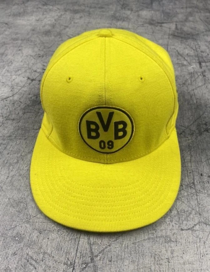 Gorra Puma vintage Borussia Dortmund BVB fútbol Y2K hombre fútbol amarillo Foto 2 de 4