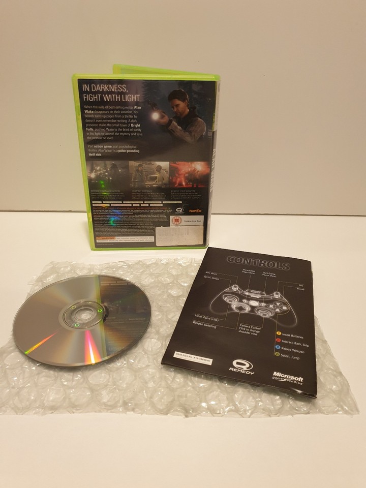 Alan Wake Microsoft Xbox 360 Video Game UK PAL VGC Complete eBay UK