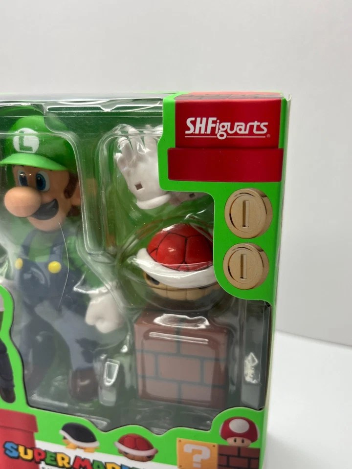 Bandai S.H.Figuarts Super Mario Brothers Luigi 2014 completo en caja abierta Foto 4 de 4