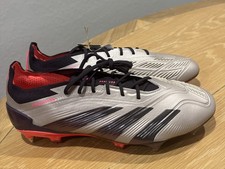 Adidas Predator Elite SG Metallic Carbon Gray Soccer Cleats, Size 10 ID0913