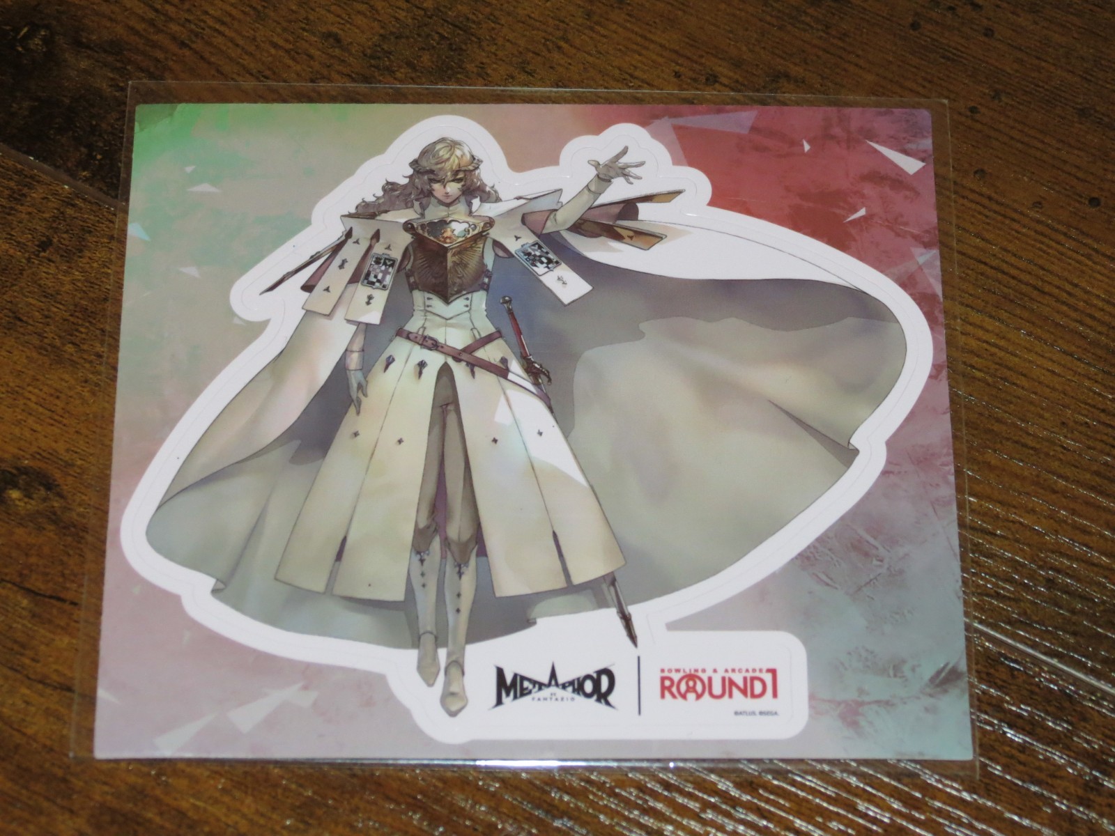 NEW 2025 ROUND 1 Metaphor: ReFantazio LOUIS GUIABERN STICKER 4" Big (sealed)