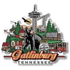 Gatlinburg City Magnet by Classic Magnets