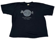 Vintage 90s Hard Rock Cafe Shirt Men’s Size XL Black Hong Kong Hotel Travel