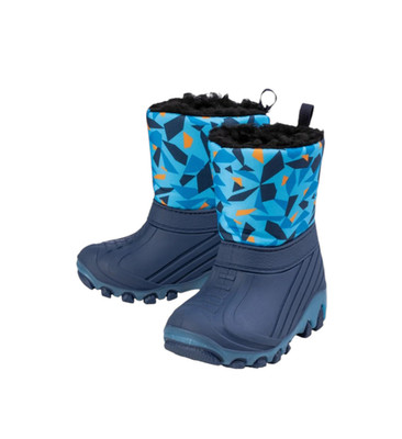 Lupilu Kleinkinder Winterstiefel Jungen mit LED Blinkeffekt Blau Navy 27 bis 30