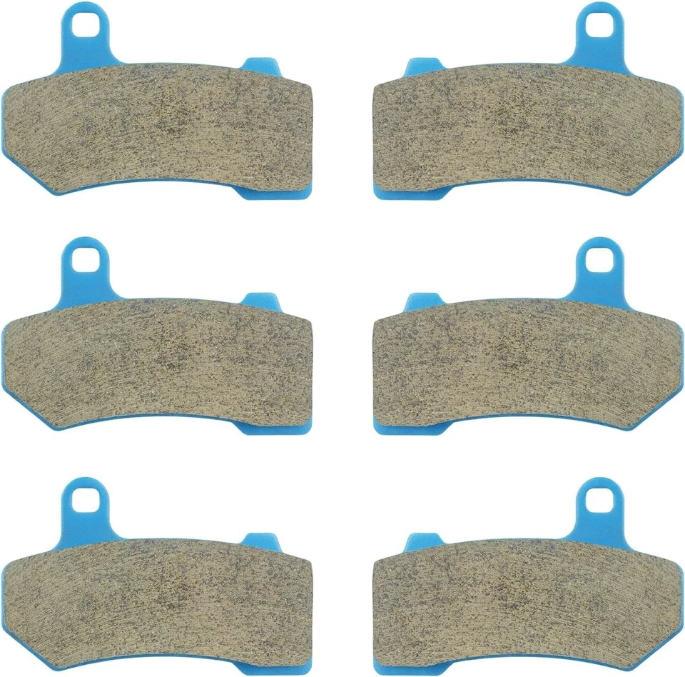 Juego de pastillas de freno de cerámica sin ruido para Harley Davidson Road King y Electra Glide Foto 3 de 4