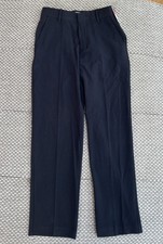 Chaps Boys 12 Regular Dress Suit Pants Black Flat Front Pockets