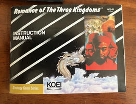 Romance of the Three Kingdoms Authentic Nintendo NES Game KOEI