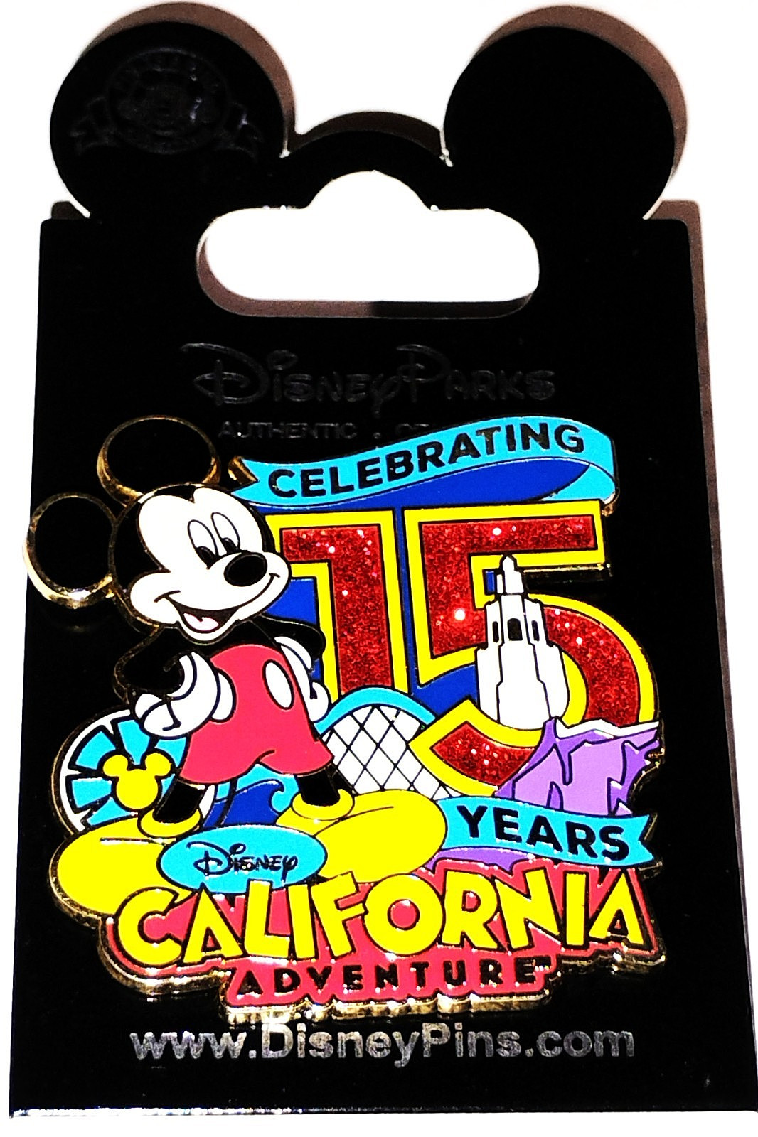 Cast Exclusive Celebrating 15 years Disney California Adventure Pin # 113954 DLR