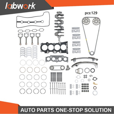 #ad Labwork Engine Overhaul Rebuild Kit w Crankshaft Rods Timing Kit For Toyota $302.88