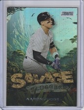 2025 TOPPS STADIUM CLUB SAVAGE SLUGGERS AARON JUDGE INSERT BASEBALL CARD #SS-19