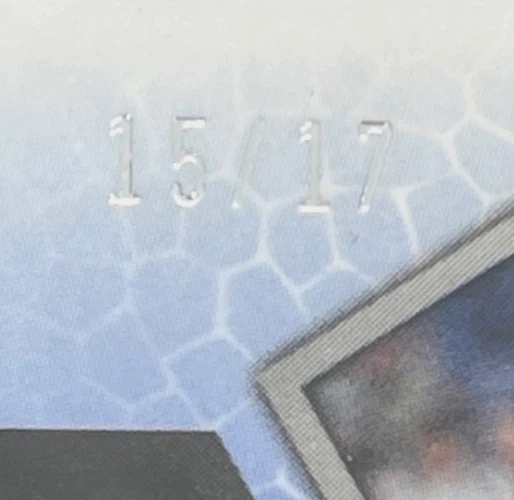 2022 PANINI Mosaic GOLD WAVE PRIZM #102 AUSTIN EKELER 15/17 SGC 9.5 Commanders - Image 3 of 3