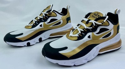 Nike Air Max 270 React Running Shoes Sneakers Saints CW7298-100 Men's 10, GUC