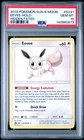 2019 POKEMON SUN & MOON HIDDEN FATES #SV41 EEVEE-HOLO PSA 10