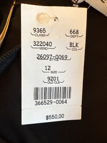 Celine schwarz Rüschen Schulterfrei Jerseykleid Neu mit Etikett $ 550 12 - Bild 11 von 12