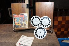Vintage View Master 3 Picture Reels Pinocchio