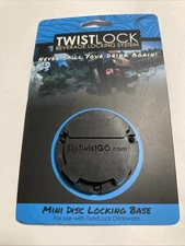 TwistLock Beverage Locking System - Mini Disc Locking Base - Never spill drink