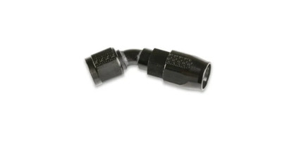 Earls -8AN 45° Swivel-Seal Hose End Black Aluminum AN Fitting