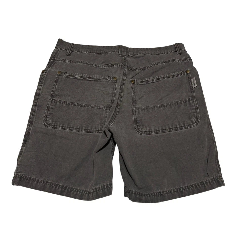 Wolverine Men's Canvas Carpenter Shorts Faded Gray Size 34 x 8.5 - Image 2 of 4