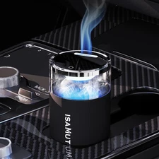 ISAMUTO Smart Car RGB LED Air Freshener Three Adjustable Waterless Car Diffuser