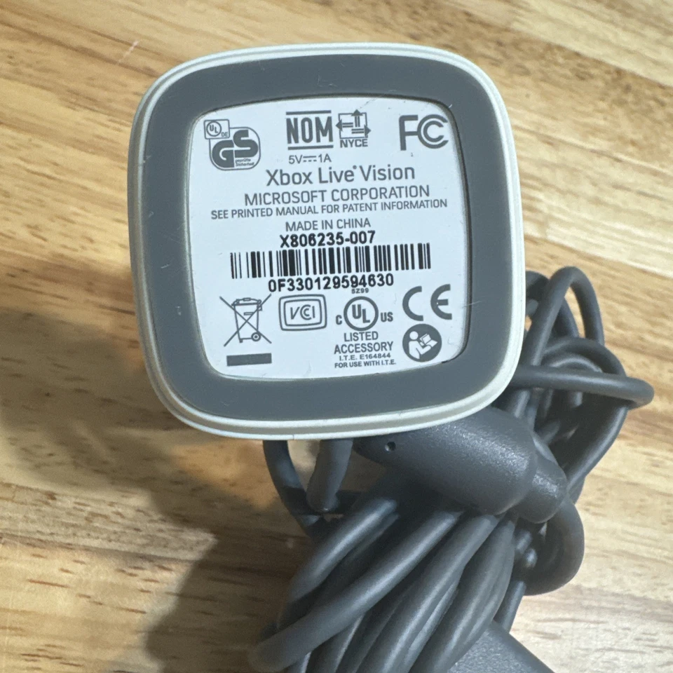 Microsoft Xbox 360 Official Live Vision Camera USB Webcam OEM Great! - Image 3 of 3