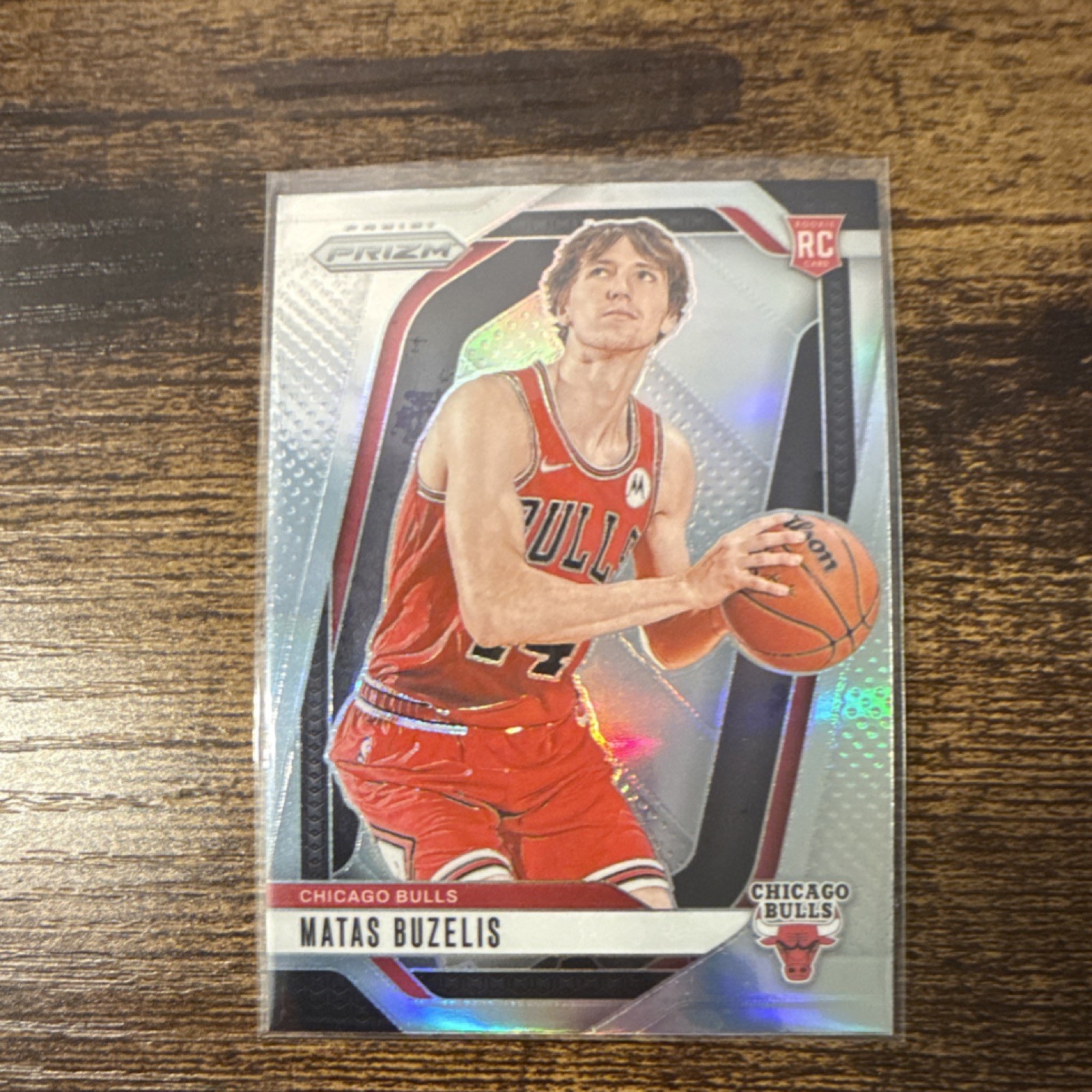 Matas Buzelis 2024-25 Panini Prizm Rookie #252 Chicago Bulls Basketball