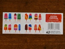 20 FOREVER FIRST CLASS LETTER STAMPS FROZEN TREATS STAMPS MNH 2018 BOOK PANE