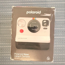 NEW-OPEN BOX-POLAROID NOW INSTANT CAMERA 2ND GENERATION - BLACK/WHITE