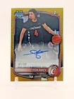 2025-26 Bowman Basketball Chrome U 1st Auto Shon Abaev #CPA-SA Gold Mojo /50