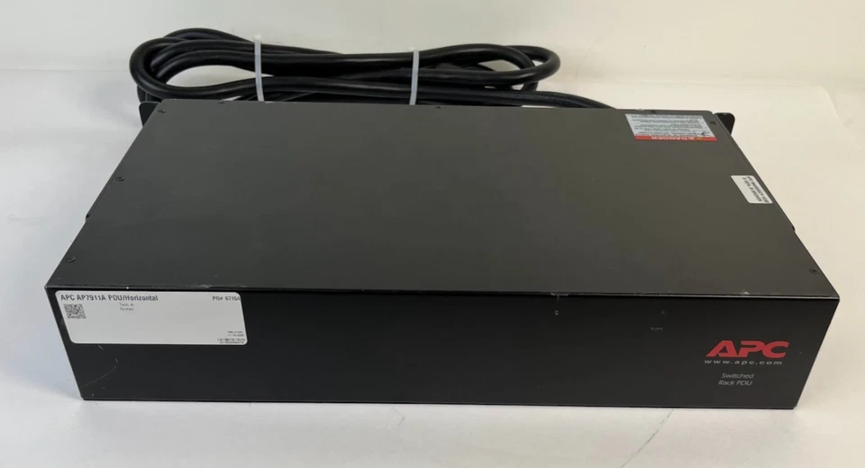 APC AP7911A Switched Rack PDU 2U 30A 208V 16x C13 Outlets L6-30P Plug - Image 2 of 2