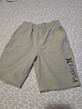 Hurley Boy's Comfortable 4 Way Stretch Drawstring Pull On Hybrid Short